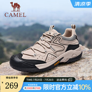 駱駝（CAMEL）【踏山】戶外登山鞋男夏季新款透氣舒適徒步運(yùn)動(dòng)工裝鞋子 G14A342696 埃爾沙 41