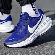 耐克（NIKE）男鞋2025新款夏季EVOLUTION 8運(yùn)動(dòng)鞋華夫鞋透氣輕便跑步鞋休閑鞋 寶藍(lán)白黑靛青HJ9198-401革命者8 44