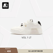 STARTER【熱賣推薦】明星同款輕質(zhì)音浪板鞋新款男女情侶鞋四季百搭小白鞋 白色 2代輕質(zhì) 35