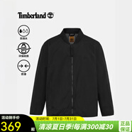 添柏嵐（Timberland）外套男 春秋戶外輕便透氣運動服防風寬松工裝經典棒球服飛行夾克 A4235001/黑色 (曬圖退10) M (175/100A)