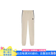 伯希和（Pelliot）/PELLIOT 運動(dòng)小腳衛褲女潮流新款秋冬顯瘦束腳褲子休閑健身針織 米白色 M