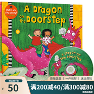 A Dragon on the Doorstep 臺(tái)階上的恐龍 英文原版兒童繪本 Barefoot Books 廖彩杏有聲書單 附CD 常青藤爸爸推薦 邊聽邊學(xué) 親子教育互動(dòng)啟蒙學(xué) 綠山墻