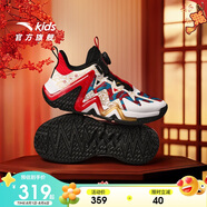 安踏兒童運(yùn)動(dòng)鞋男大童2025春實(shí)戰(zhàn)旋鈕低幫新年逆鱗籃球鞋A12511108