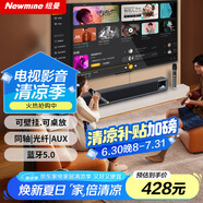 紐曼（Newmine）回音壁音響電視音響 家庭影院K歌音響 家用客廳 音箱 壁掛音響 條形音箱 雙麥版