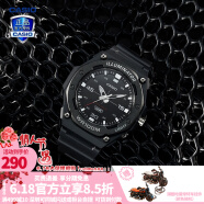 卡西歐（CASIO） 男表女表卡西歐手表男女情侶表學生時尚運動表太陽能雙顯電子表 MW-620H-1AVDF劍客-復古黑 新一代