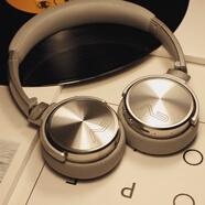 勒姆森（LASMEX）HB-65s美式便攜式有線(xiàn)無(wú)線(xiàn)兩用藍牙復古頭戴式耳機 銀灰色 65S Play