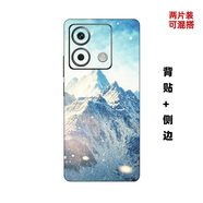 艾魅印品適用紅米note13手機貼紙13Pro后殼彩膜12Turbo背膜全包11 圖14兩片裝 紅米 ote 13