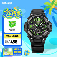 卡西歐（CASIO） SPORT MCW-100H休閑時尚運動男士手表石英手表 MCW-100H-3AVPF-100米防水