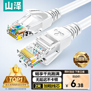 山澤(SAMZHE)超五類網(wǎng)線 CAT5e類高速千兆網(wǎng)線 2米 工程/寬帶電腦家用連接跳線 成品網(wǎng)線 貝吉色 ZW-02