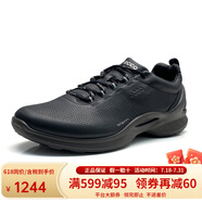 ECCO愛步男鞋運動休閑健步鞋biom系列 緩震舒適跑步鞋經(jīng)典 837514 黑色-01001（保稅倉發(fā)貨） 39 （新老批次隨機發(fā)貨 ）