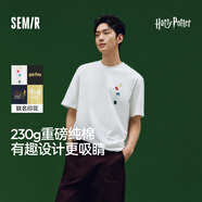 森馬（Semir）哈利波特聯(lián)名短袖t恤男25夏情侶寬松上衣109325100224