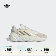 adidas OZELIA經(jīng)典復(fù)古厚底增高老爹鞋男女阿迪達(dá)斯官方三葉草   米粽/淡綠   42