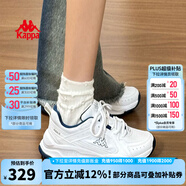 KAPPA女鞋增高老爹鞋女2025夏季新款鞋子女款跑步鞋學(xué)生休閑運(yùn)動(dòng)鞋潮鞋 漂白/影藍(lán) 【小紅薯同款】 38