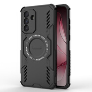 炫浪Samsung Galaxy A36 A56 5G 手機(jī)殼四角男散熱保護(hù)套氣囊防摔磁吸磨砂硬殼簡約透氣新款小眾精孔全 【炫酷黑】氣囊防摔磁吸散熱 三星A36 5G