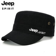 吉普（JEEP）帽子男士棒球帽秋冬加厚保暖羊毛呢鴨舌帽休閑戶外舒適平頂帽