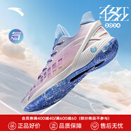 安踏（ANTA）輕狂丨氮科技籃球鞋男低幫透氣實(shí)戰(zhàn)運(yùn)動(dòng)鞋 紫光色/氫藍(lán)/紙莎白-2 42.5 (265mm)