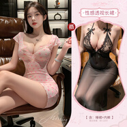 接運貓床上攻速裙方便辦事衣御姐七夕情人節(jié)戰(zhàn)袍炮姐穿搭約會戰(zhàn)衣嫵媚純 2件裝【蝴蝶結(jié)透視裙+性感透視長裙】 均碼  建議體重80-120斤