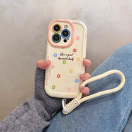 阿法普（AFAPU）適用于華為手機殼二次元卡通可愛(ài)手繪貓咪全包防摔軟殼泡芙殼磨砂倒立貓咪少女滿(mǎn)屏花朵個(gè)性男女款 泡芙殼-白色-JKP319-彩色花朵-白手繩 榮耀暢玩50plus/榮耀play8T