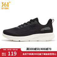 361度男鞋運(yùn)動(dòng)鞋春季新款361度男常規(guī)跑鞋 曜石黑/煙灰 44