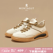 夢特嬌（MONTAGUT）男鞋板鞋男秋季潮流輕便新款軟底發(fā)泡底休閑鞋男士百搭增高鞋子男