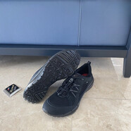 愛步（ECCO）男鞋843034  843064防水透氣運(yùn)動(dòng)休閑鞋 男款黑色843034-52570 39