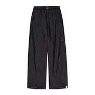 吉爾·桑達(dá)（Jil Sander）男士休閑直筒闊腿褲絲滑透氣闊腿褲配腰帶 黑色 均碼 |34