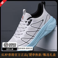 KLWP香港高端運動鞋子男鞋網(wǎng)面透氣跑步休閑鞋男士防臭輕便耐磨旅游鞋 白色 41