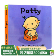英文原版繪本 小毛孩系列一根毛小臟孩 Big Little/Potty  Leslie Patricelli 低幼兒童0-3歲紙板書 啟蒙認(rèn)知行為習(xí)慣培養(yǎng)情緒管理 上廁所
