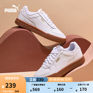彪馬（PUMA）經(jīng)典復(fù)古透氣小白鞋男女百搭休閑板鞋運(yùn)動(dòng)鞋CAVEN 380810 白-白-金色-樹(shù)膠色-14 42