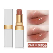 香奈兒（Chanel） 口紅限定COCO可可小姐白管滋潤唇膏七夕情人節(jié)禮物送女友禮盒裝 914#白桃奶茶