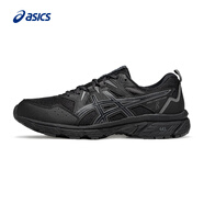 亞瑟士ASICS男子耐磨透氣越野跑鞋 GEL-VENTURE 8 黑色/黑色 40.5