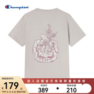 Champion時(shí)尚百搭 短袖T恤 M301灰色 M