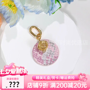 詩筠chocker項圈男配飾女刻字定制皮革頸帶鈴鐺骨頭掛件朋克風(fēng)項鏈 糖果粉蛇紋圓牌掛件