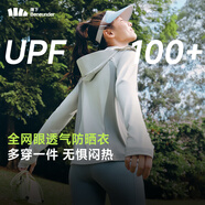 蕉下（beneunder）防曬衣女寬松透氣正肩款便攜防紫外線AS100銀河灰M