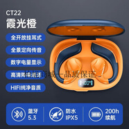 艾米尼（AMINY）骨傳導(dǎo)藍(lán)牙耳機掛耳式無痛運動降噪防水汗開車外賣耳塞  標(biāo)配 橙色