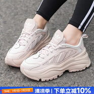 阿迪達斯（adidas）三葉草女鞋 2025秋新款時尚運動鞋厚底顯高老爹鞋百搭舒適休閑鞋 IG6049/紫灰粉 【OZGAIA】 37 （內長225mm）