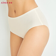 愛慕內褲女面膜內褲輕薄透氣夏季中腰平角內褲AM233941 肉色 1條 M (165)