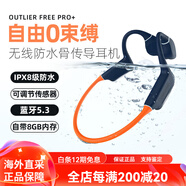 創(chuàng)新（Creative）IPX8游泳防水骨傳導(dǎo)耳機(jī)藍(lán)牙運(yùn)動(dòng)跑步無線掛耳式 橙色