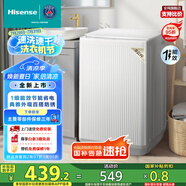 海信（Hisense）波輪洗衣機(jī)全自動 8公斤大容量波輪健康家用租房宿舍一級能效WT80N1Q以舊換新家電補(bǔ)貼20%