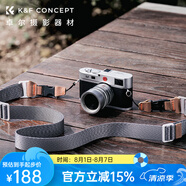 卓爾【36KG負(fù)重】相機(jī)背帶腕帶快拆肩帶適用于佳能索尼徠卡富士微單反斜跨解壓相機(jī)肩帶單反掛繩掛脖 【套裝丨雅灰】相機(jī)背帶+相機(jī)腕帶 3.2+2cm