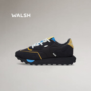 NormanWalsh【李晨/董潔同款】EMD綠寶石系列加厚休閑運動(dòng)巴恩風(fēng)復古慢跑鞋 黑/深灰/黃/藍 39 偏小一碼