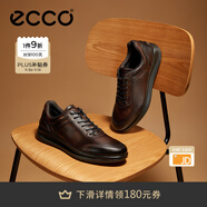 愛步（ECCO）商務皮鞋 男士休閑皮鞋男鞋牛皮鞋子正裝鞋 雅仕207124 可可棕20712401482 39