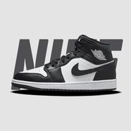 耐克（NIKE）【潮】男鞋Nike Air Jordan aj1籃球鞋中高幫透氣減震休閑運動鞋 FB9911-001 黑白熊貓 43