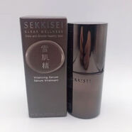 雪肌精（SEKKISEI）黑曜瓶逸透臻顏煥活精華露黑酵母精華液保濕強(qiáng)韌50ml 一瓶