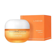 蘭芝水乳面霜護膚品套裝蘭芝致美黃金精華面 維C淡斑煥白面霜50ml