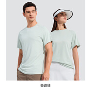 素湃涼感7A排汗T恤七夕 極峰綠_男女同款 M