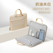 惠普（HP）Pack O電腦包手提包筆記本內(nèi)膽包13英寸收納包保護(hù)套 通用 華為聯(lián)想小新惠普電腦殼 米色