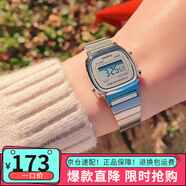 卡西歐（CASIO）手表 小春同款 情侶經(jīng)典復(fù)古小方塊 時(shí)尚學(xué)生表小金表 LA670WA-7D 女款