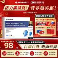 AMYKON白蛋白肽口服液術(shù)后中老年放化療恢復(fù)血蛋白肽非靜脈滴注射50ml*4