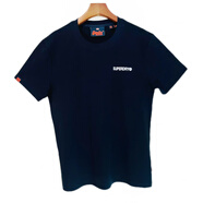 Superdry極度干燥T恤短袖男純棉2025夏新款圓領(lǐng)透氣抗皺T 黑色 M 120-140斤